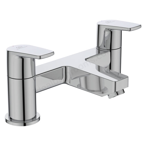 Cerafine D Dual Control Bath Filler - Chrome - Dimensions