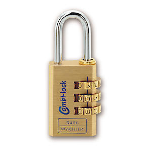 Burg-Wächter Brass Combination Padlock 4 Dial 40mm