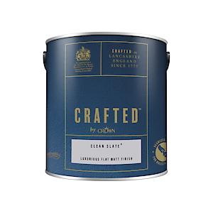 Crown Crafted Luxurious Flat Matt Paint 2.5L - Clean Slate