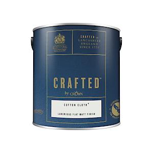 Crown Crafted Luxurious Flat Matt Paint 2.5L - Cotton Cloth
