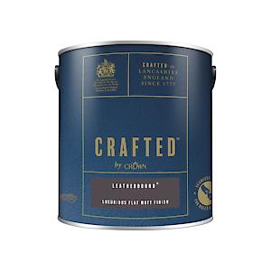Crown Crafted Luxurious Flat Matt Paint 2.5L - Leatherbound