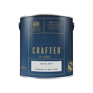 Crown Crafted Luxurious Flat Matt Paint 2.5L - Sketch Pad