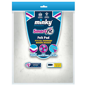 Minky Ironing Board Felt Underlay Pad 125 x 45cm White