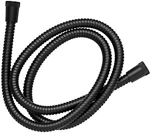 Croydex Stainless Steel Shower Hose Matt Black 1.75m