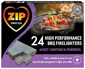 Zip BBQ Blocks 24 Pack - Case of 24 Packs