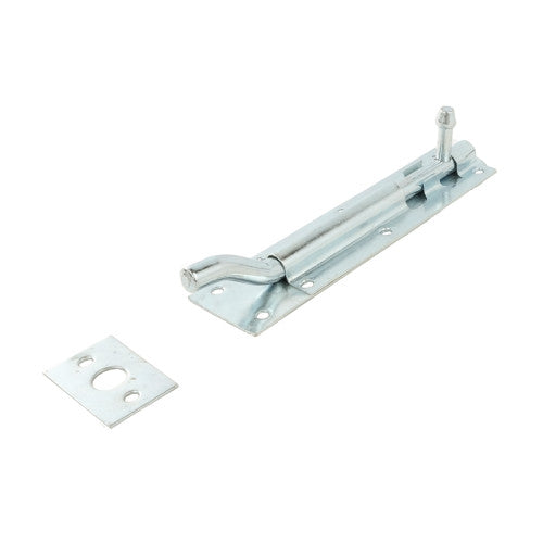 Necked Tower Bolt, Zinc Plated, 150mm