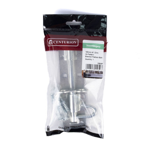 150mm (6") ZP Brenton Padlock Bolt 2A Pattern