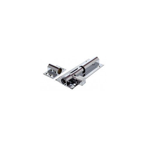 Straight Solid Brass Barrel Bolts, Polished Chrome, 38mm x 100mm