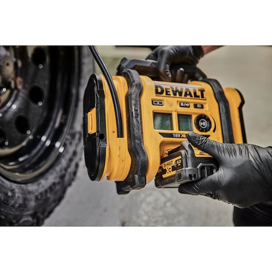 Dewalt Power Tools DCC018N XR Triple Source Inflator 18V Bare Unit DeWALT Power Tools - RockBottom Northampton