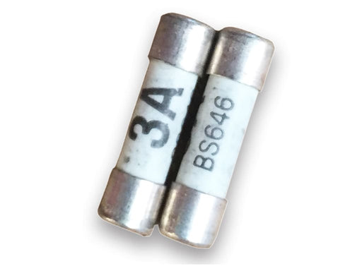 BS646 Fuses 3 Amp x 2 SM3/2NB