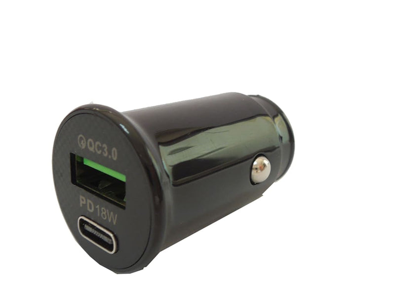 USB Dual Port Charger + LED 12/24V 7095