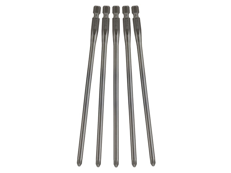 Drywall Screwdriver Bit PH2 x 156mm (5 Pack)