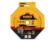 DT4101 Fine Finish Blade 165 x 20mm x 48T