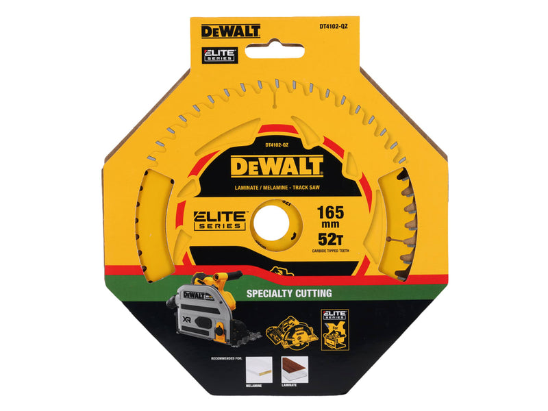 DT4102 Laminate/Melamine Blade 165 x 20mm x 54T