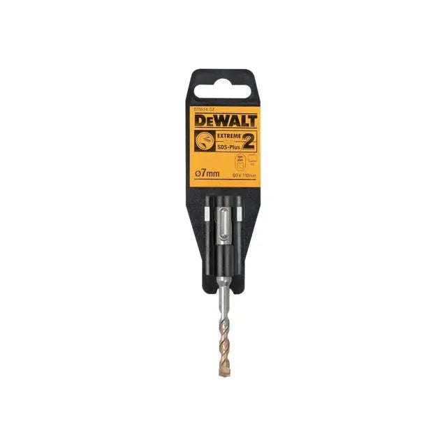 Dewalt Power Tools SDS Plus EXTREME 2® Drill Bit 7 x 110mm DeWALT Power Tools - RockBottom Northampton