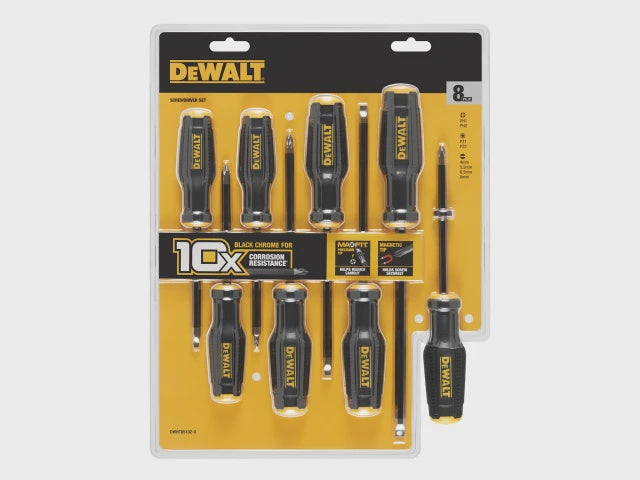DeWalt TOUGHSERIES™ Demo Screwdriver Set, 8 Piece