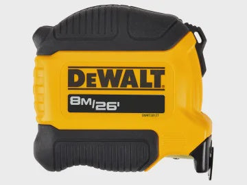 DeWalt Compact Series Tape Measure 8m/26ft (Width 28mm)