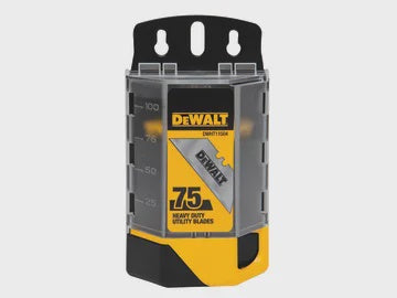 DeWalt Induction Hardened Utility Blades (Dispenser of 75)