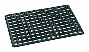 Likewise Domino Outdoor Rubber Mat Black 60 x 40cm