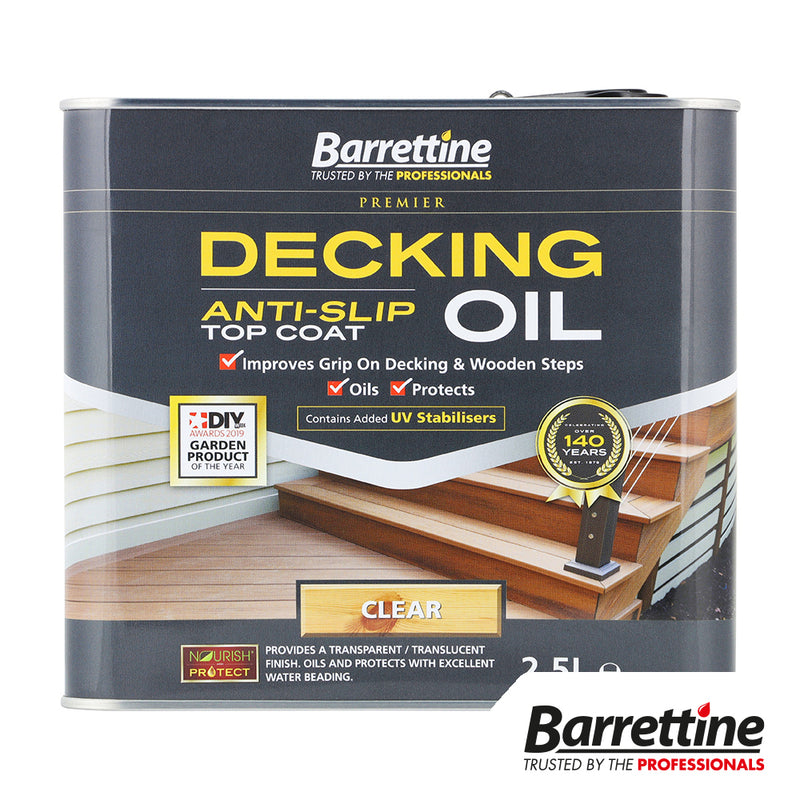 Barrettine Decking Oil Anti-Slip Clear