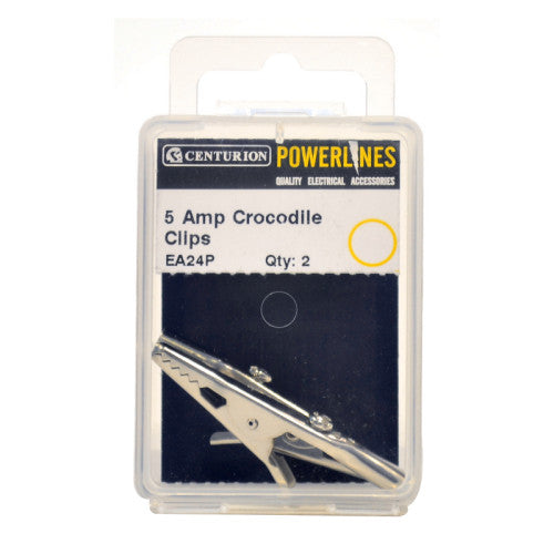 Crocodile Clips, 5 Amp