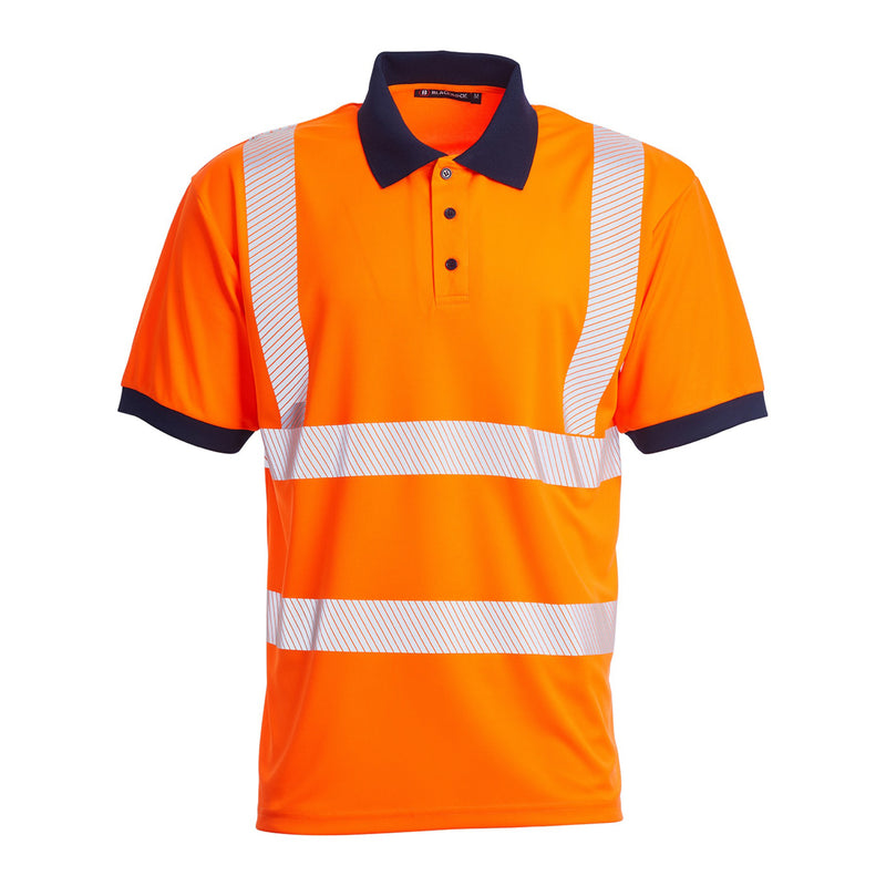 Blackrock Hi-Vis Eco Polo Shirt - orange size 3XL