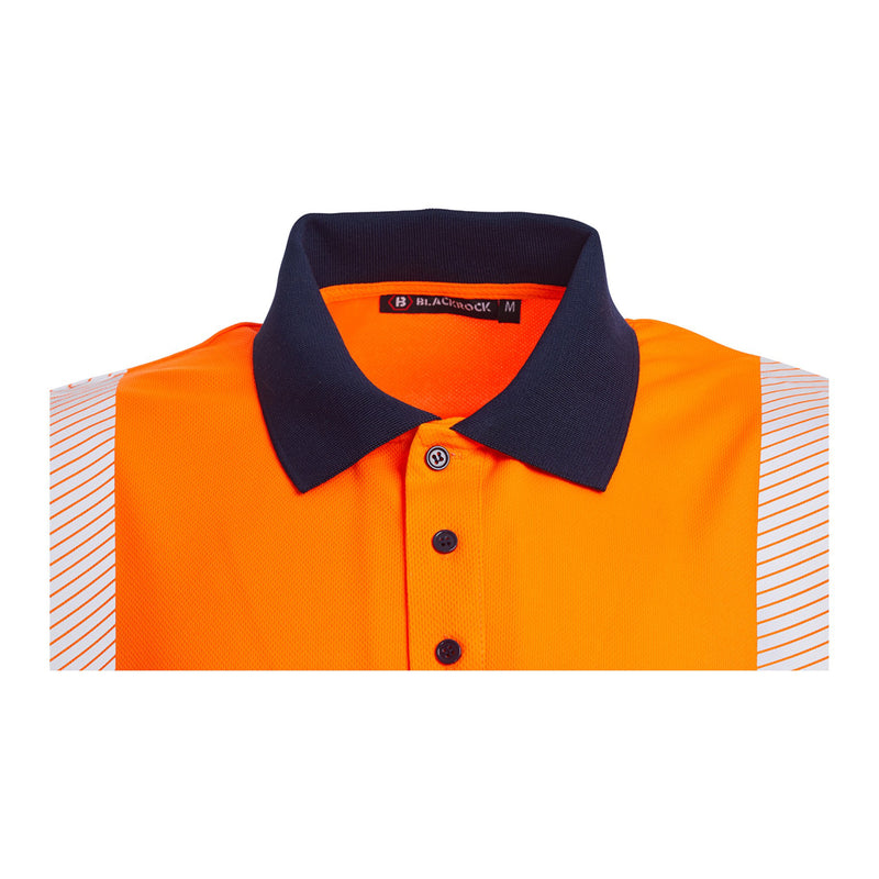 Blackrock Hi-Vis Eco Polo Shirt - orange size 3XL