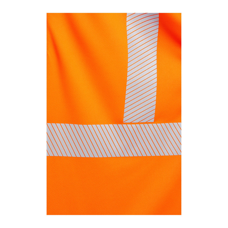 Blackrock Hi-Vis Eco Polo Shirt Long Sleeve - orange size M