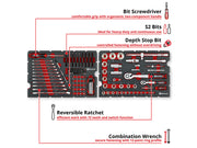 E-Case Mechanic Tool Set, 201 Piece