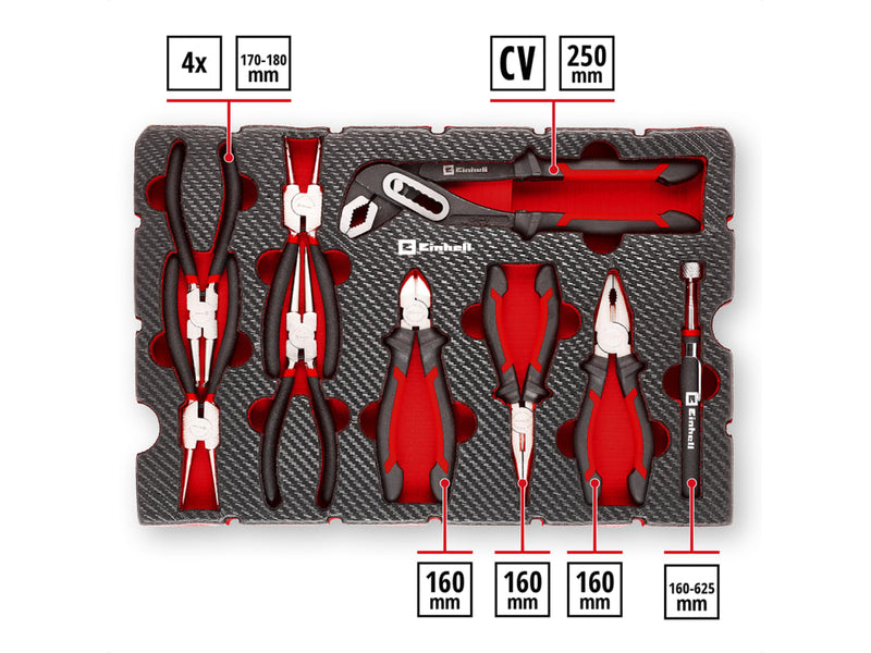 E-Case Inlay Pliers Set, 9 Piece