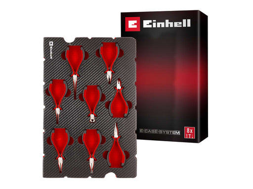E-Case Inlay Precision Pliers Set, 8 Piece