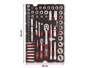 E-Case Inlay Socket Set, 60 Piece