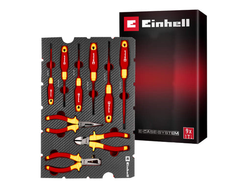 E-Case Inlay Electrician’s Tools Set, 9 Piece
