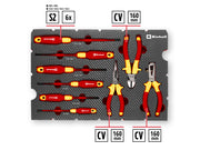 E-Case Inlay Electrician’s Tools Set, 9 Piece