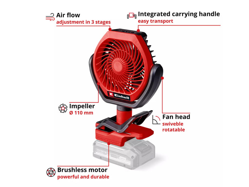 GC-CF 18/110 Li-Solo Cordless Fan 18V Bare Unit