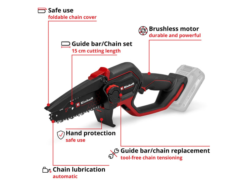 GP-PS 18/20 Li BL-Solo PRO Pruning Chain Saw 18V Bare Unit