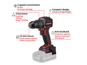 TP-CD 18/50-C Li-i BL-Solo PRO Combi Drill 18V Bare Unit
