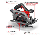 TP-CS 18/165 Li BL-Solo PRO Circular Saw 18V Bare Unit