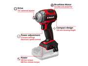 TP-CW 18/350-C Li BL-Solo PRO Impact Wrench 18V Bare Unit