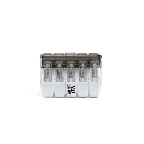 5-Pole Compact Lever Connector - Pack of 5
