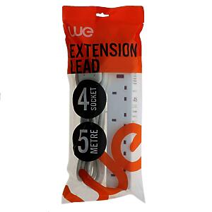 Westminster 4 Socket 5m Extension Lead 13A