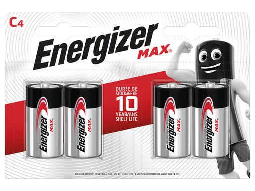 Max Alkaline Battery C x 4 S15274
