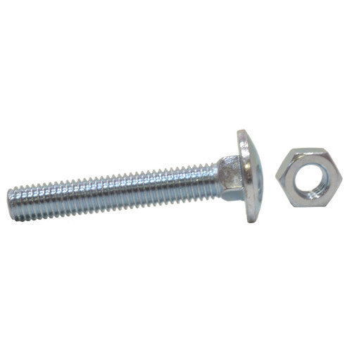 M8 x 50mm ZP Small Carriage Bolts & Nuts  (200)