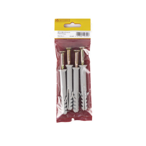M10 x 80mm Screw In Frame Fixings (Pack of 4)