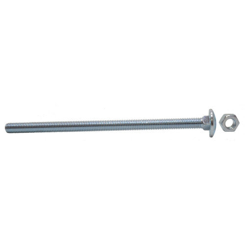 M6 x 150mm ZP Small Carriage Bolts & Nuts   (100)