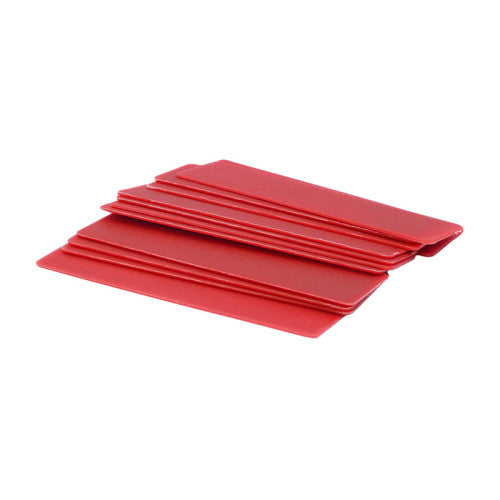 6mm x 28mm x 100mm Red Flat Packers  (1000)