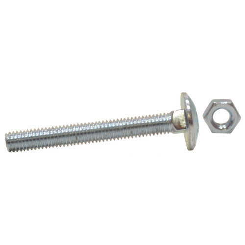 M6 x 40mm ZP Small Carriage Bolts & Nuts  (200)