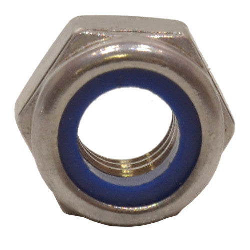 M10 SS Nylon Locking Nuts   (100)