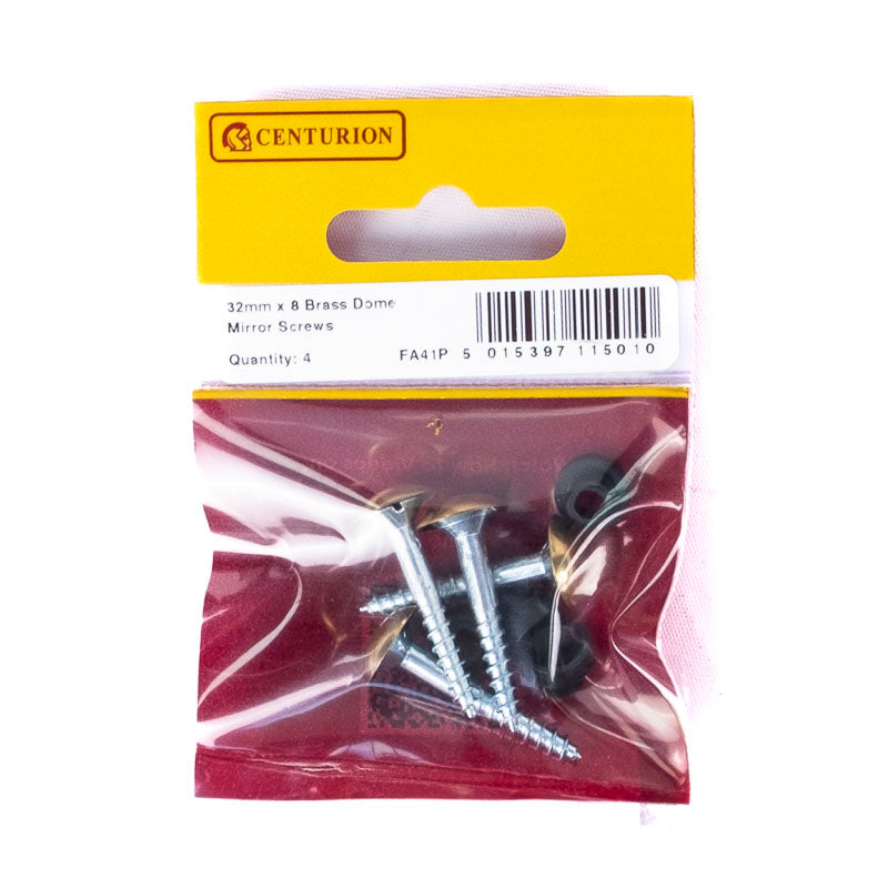 32mm x 8 EB Dome Mirror Screws (Pack of 4) - Pack of 5
