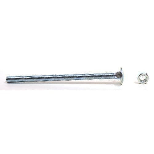 M8 x 130mm ZP Cup Sq Hex Carriage Bolts & Nuts